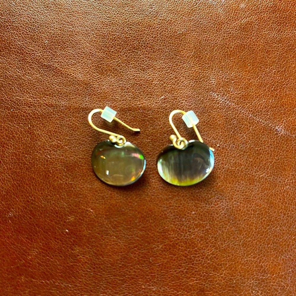Ted Muehling Mother of Pearl drop earrings